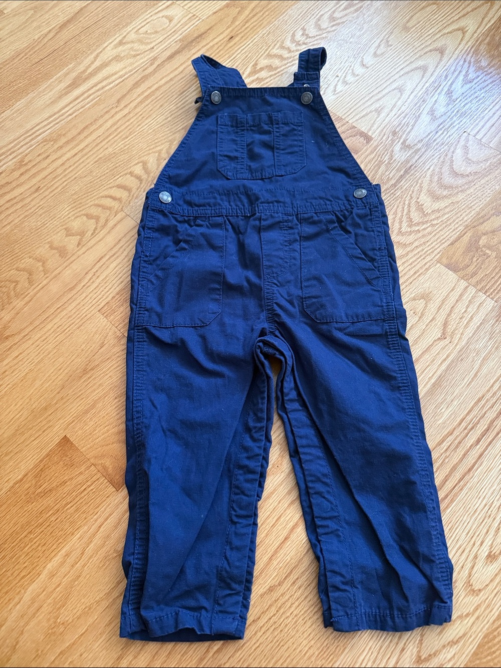 Carter's Navy Blue Cotton Kids Overalls